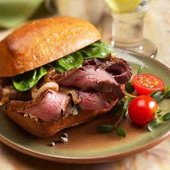 Steak Sandwiches With A Bordeaux Cherry Balsamic Glaze