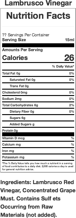 Lambrusco Red Wine Vinegar