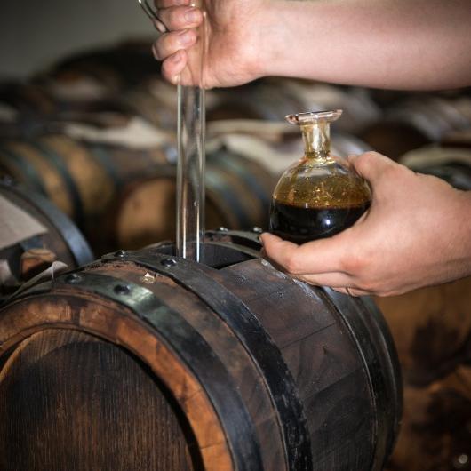 dark balsamic vinegar in Cannon Beach, Oregon