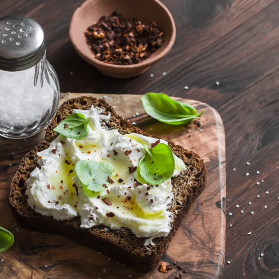 Ricotta-Basil Olive Oil Spread