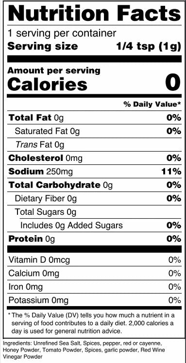 Salt Sisters Sriracha Salt