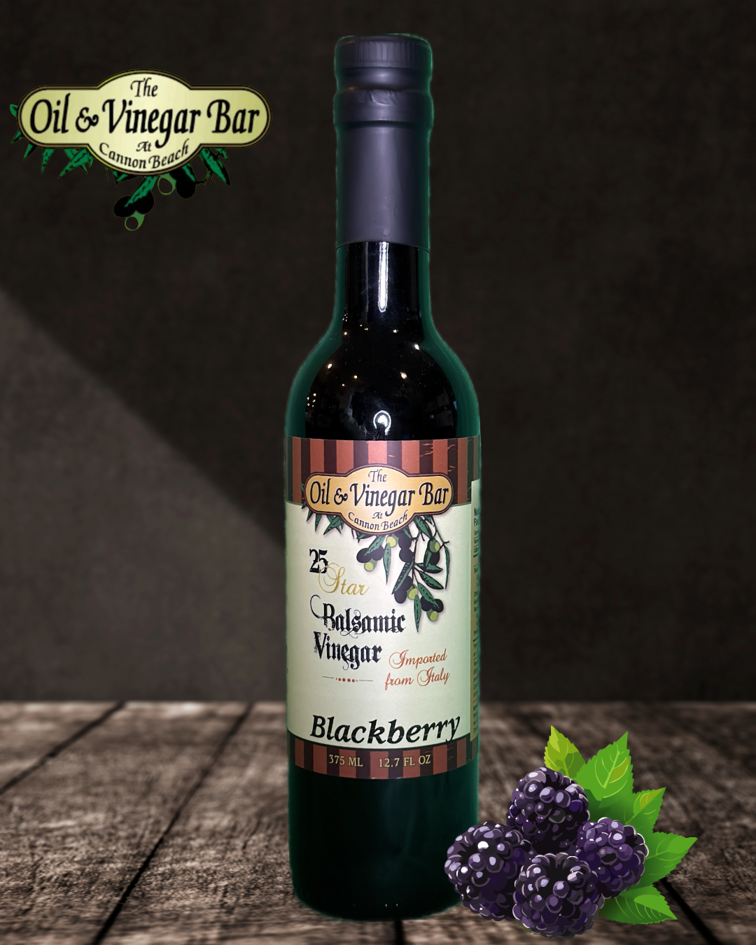 Blackberry Infused Aged Balsamic Vinegar
