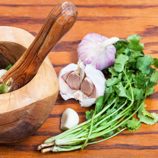 Garlic Cilantro Olive Oil in Cannon Beach Oregon