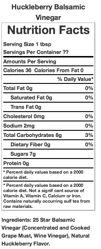 Oregon Huckleberry Balsamic