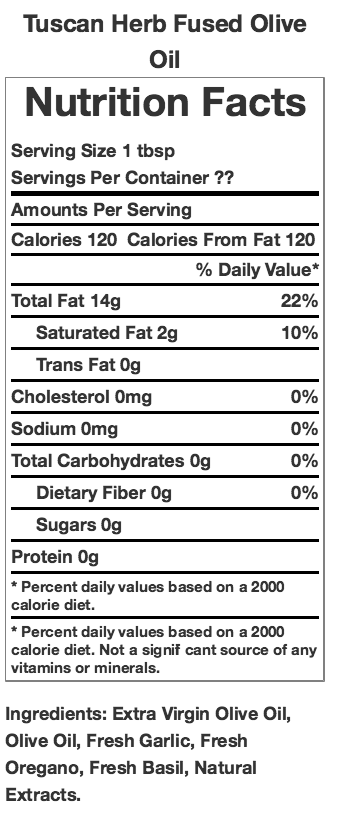 Tuscan Herb Olive Oil